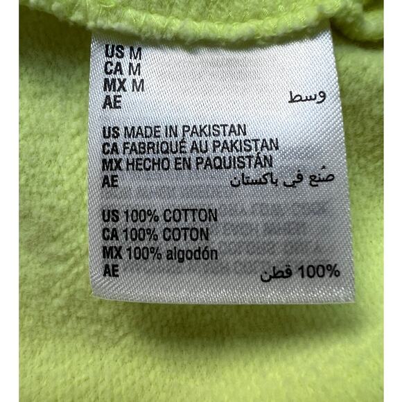 JENNI WOMENS SIZE MEDIUM COTTON LOUNGE SHORTS NEON YELLOW NEW! - Picture 10 of 12